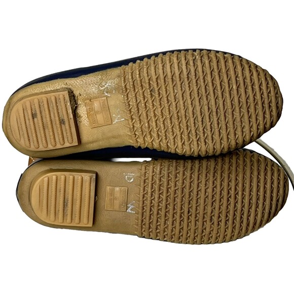 Khombu Boots Duck Waterproof Brown Leather Blue Rubber Insulated Letty Women‎ 9 - Picture 6 of 6